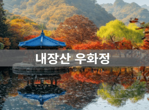 내장산 단풍구경 명소 우화정